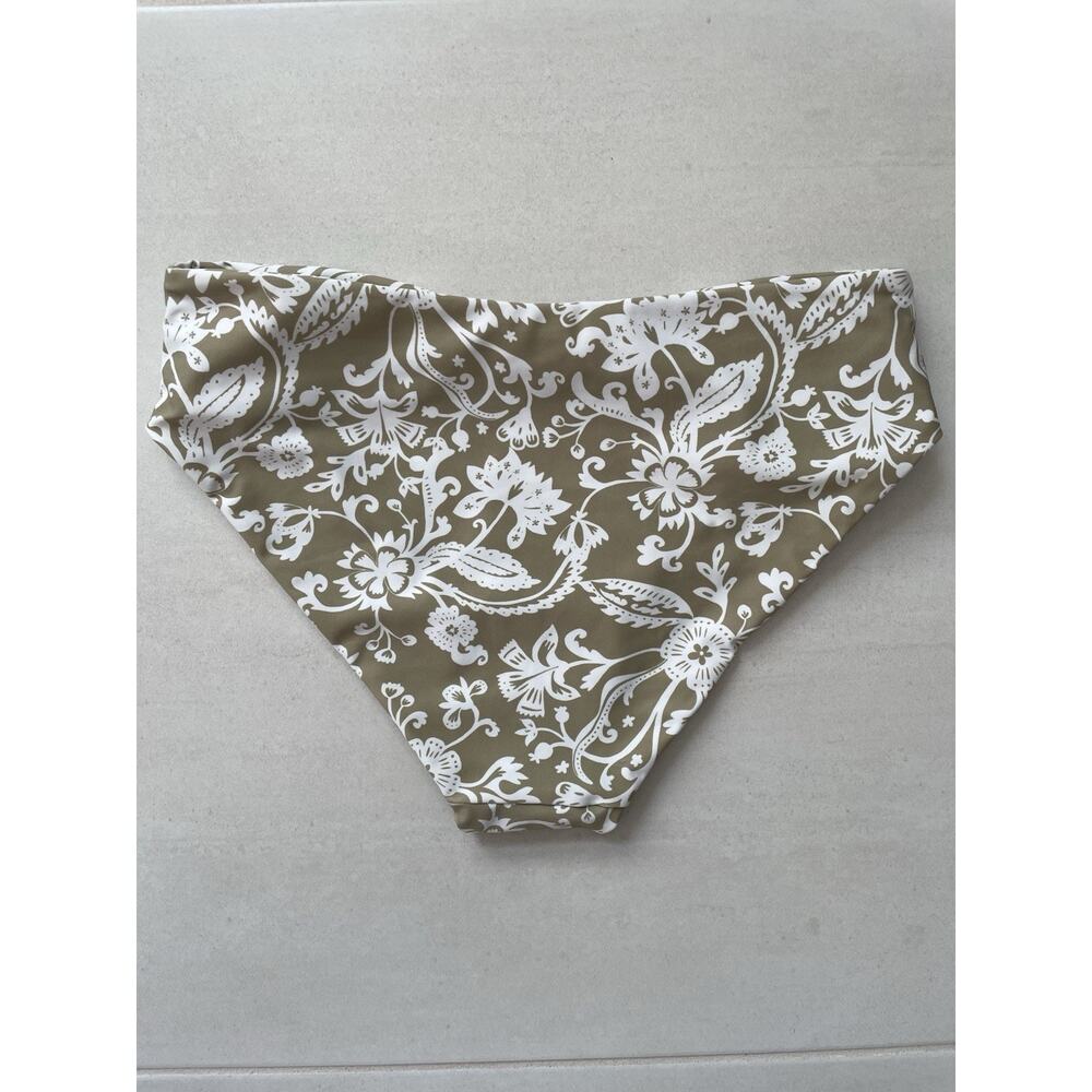 Aila Blue Swim Bikini Bottom High Waist Nile Beach Summer Cottagecore Coastal - Picture 5 of 7